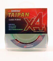 Aukla Siweida Taipan Classic PE X4, 135 m, 0.18 mm cena un informācija | Makšķerauklas | 220.lv