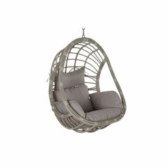 Hanging garden armchair DKD Home Decor 90 x 70 x 110 cm Серый синтетический ротанг Алюминий (92 x 70 x 113 cm) цена и информация | скамейка со столиком | 220.lv