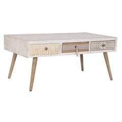 Centrālais galds DKD Home Decor, 110x60x50 cm, balts cena un informācija | Žurnālgaldiņi | 220.lv