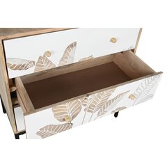 Kumode DKD Home Decor, 75x40x80 cm, brūns/balts cena un informācija | Kumodes | 220.lv