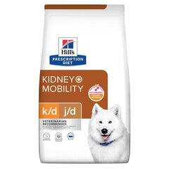 Hill's PD K/D Kidney + Mobility pieaugušiem suņiem, 4 kg цена и информация |  Сухой корм для собак | 220.lv