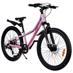 Велосипед для детей и подростков 24» STUDENT BICYCLE, розовый, Royal Baby цена и информация | Велосипеды | 220.lv