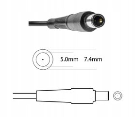 Sh. HP 19V 4.74A 90W 7.4-5.0mm cena un informācija | Lādētāji portatīvajiem datoriem | 220.lv