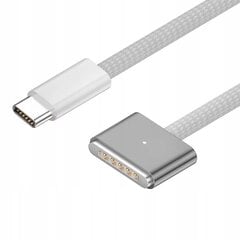 Кабель для Apple USB-C (TYP-C) к MagSafe 3 MLYV3ZM/A серебристый 2м цена и информация | Зарядные устройства для ноутбуков  | 220.lv