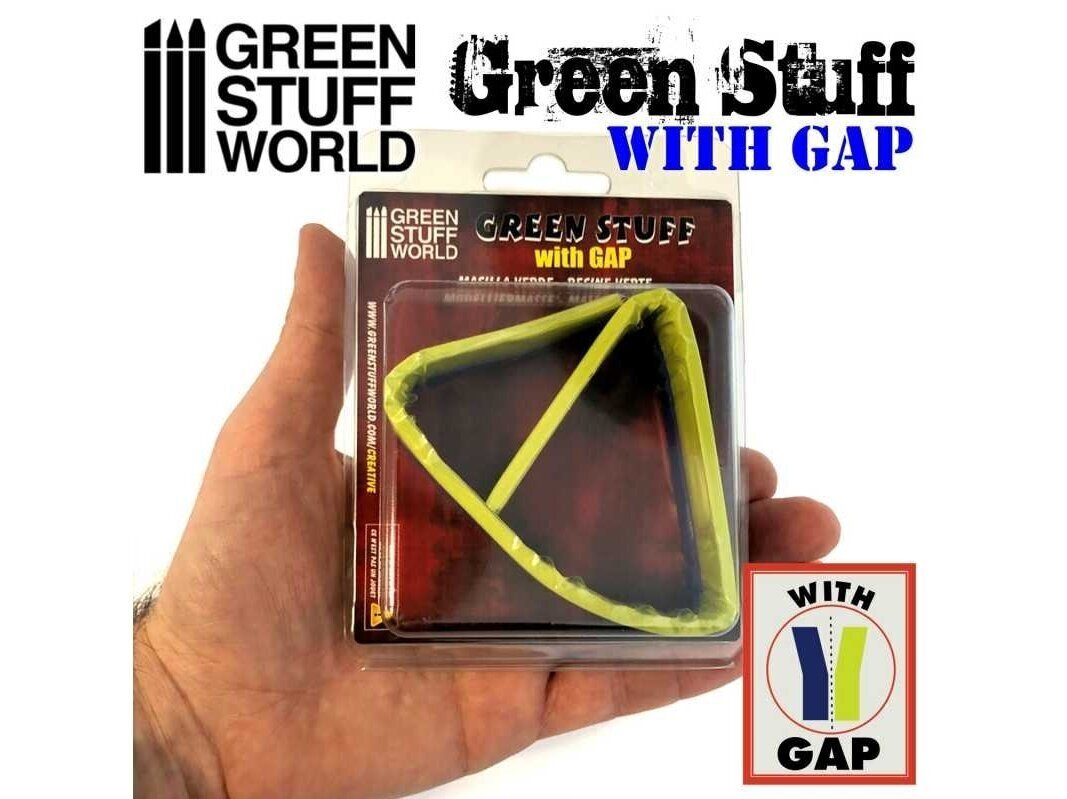 Divkomponentu tepe Green stuff world - Green Stuff Tape 12 inches With Gap, 9003 cena un informācija | Modelēšanas un zīmēšanas piederumi | 220.lv