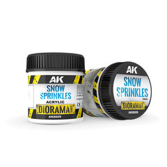 Sniega imitācija AK Interactive AK8009 Snow Sprinkles, 100 ml cena un informācija | Modelēšanas un zīmēšanas piederumi | 220.lv