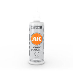 Grunts AK-Interactive 11241 Grey Primer, 100 ml cena un informācija | Modelēšanas un zīmēšanas piederumi | 220.lv