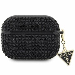 Guess GUAP2HDGTPK AirPods Pro 2 cover czarny|black Rhinestone Triangle Charm цена и информация | Аксессуары для наушников | 220.lv