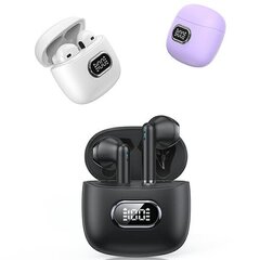 USAMS Słuchawki Bluetooth 5.3 TWS IA II series bezprzewodowe purpurowy|purple BHUIAII03 (USAMS-IAII15) цена и информация | Наушники с микрофоном Asus H1 Wireless Чёрный | 220.lv