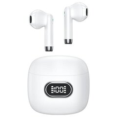 USAMS Słuchawki Bluetooth 5.3 TWS IA II series bezprzewodowe biały|white BHUIAII02 (USAMS-IAII15) цена и информация | Наушники | 220.lv