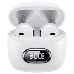USAMS Słuchawki Bluetooth 5.3 TWS IA II series bezprzewodowe biały|white BHUIAII02 (USAMS-IAII15) цена и информация | Наушники с микрофоном Asus H1 Wireless Чёрный | 220.lv