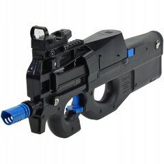Automātiskais ierocis ar želejas bumbiņām Blaster P90, melns cena un informācija | Rotaļlietas zēniem | 220.lv
