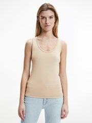 Calvin Klein krekls sievietēm K20K203670, bēšs cena un informācija | T-krekli sievietēm | 220.lv