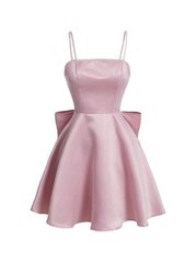Платье на бретельках со шнуровкой сзади и большим бантом для женщин Electronics LV-120004, розовое цена и информация | Платья | 220.lv