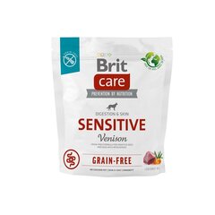 Сухой корм для собак с пищевой непереносимостью BRIT Care Dog Grain-Free Sensitive Venison 1кг цена и информация | Сухой корм для собак | 220.lv