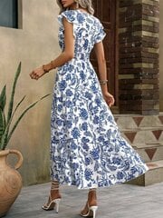 Женское платье с цветочным принтом, рюшами и подолом, Electronics LV-120021, многоцветный, 1 шт цена и информация | Платья | 220.lv