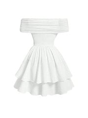 Платье для женщин Electronics LV-120023, белое цена и информация | Платья | 220.lv