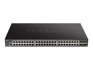 D-LINK 52-Port Smart PoE+ Switch 4x 10G cena un informācija | Komutatori (Switch) | 220.lv