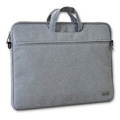 Beline torba na laptop 16" szara|gray цена и информация | Рюкзаки, сумки, чехлы для компьютеров | 220.lv