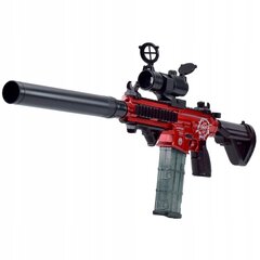 Automātiskais ierocis ar želejas bumbiņām Blaster, sarkans cena un informācija | Rotaļlietas zēniem | 220.lv
