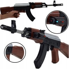 Automātiskais ierocis ar želejas bumbiņām Blaster Ak47, brūns цена и информация | Конструктор автомобилей игрушки для мальчиков | 220.lv