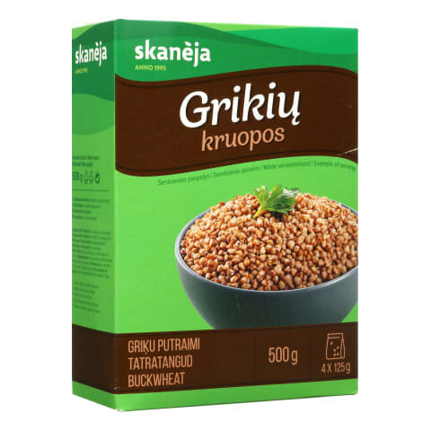 Griķi Skaneja, 500 g cena un informācija | Putraimi, pārslas, putras | 220.lv