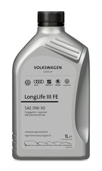 VW Group Longlife III FE 504/507 0W30 oriģinālā eļļa, 1L cena un informācija | Motoreļļas | 220.lv