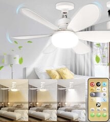 Ieskrūvējama lampa ar ventilatoru Flower cena un informācija | Griestu lampas-ventilatori | 220.lv