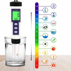 pH ūdens līmeņa testeris ar termometru цена и информация | Чистящие средства | 220.lv