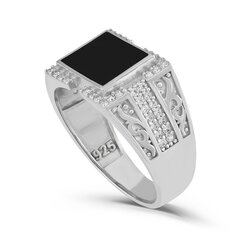 Серебряное (925) кольцо с классическим дизайном, код ah5sr5783, EU-62 (~19,75 мм) AH5SR5783EU-62 цена и информация | Кольца | 220.lv