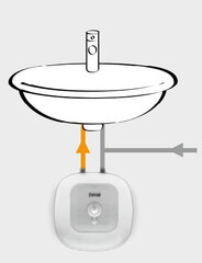 Электрический водонагреватель 10 л 1500 Вт под раковиной FERROLI CUBO 10S цена и информация | Водные обогреватели | 220.lv