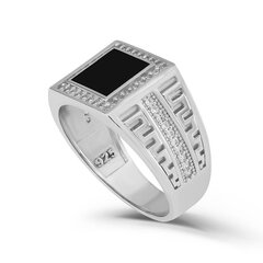 Серебряное (925) кольцо с классическим дизайном, код ah5sr5782, EU-63 (~20 мм) AH5SR5782EU-63 цена и информация | Кольца | 220.lv