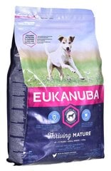 Eukanuba Thriving Mature pieaugušiem mazu šķirņu suņiem, ar vistu, 3 kg cena un informācija | Sausā barība suņiem | 220.lv