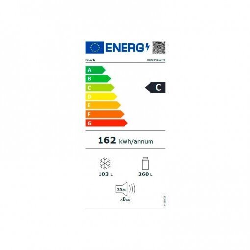 Bosch KGN39AWCT cena un informācija | Ledusskapji | 220.lv