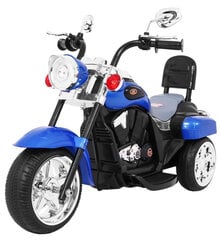 Elektromotocikls bērniem NightBike Chopper, zils cena un informācija | Bērnu elektroauto | 220.lv