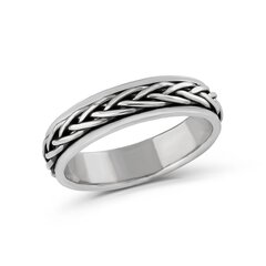 Серебряное (925) кольцо с классическим дизайном, код ah5sr5147, EU-58 (~18,5 мм) AH5SR5147EU-58 цена и информация | Кольца | 220.lv