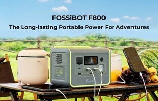Elektrostacija FOSSiBOT F800 512Wh, 800W, 8 izejas cena un informācija | Barošanas avoti | 220.lv
