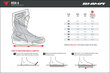 Motociklu sporta apavi Shima RSX-6 Fluo cena un informācija | Moto apavi | 220.lv
