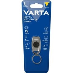 Брелок-светодиодный фонарик Varta Metal Key Chain Light 15 lm цена и информация | Фонарики | 220.lv