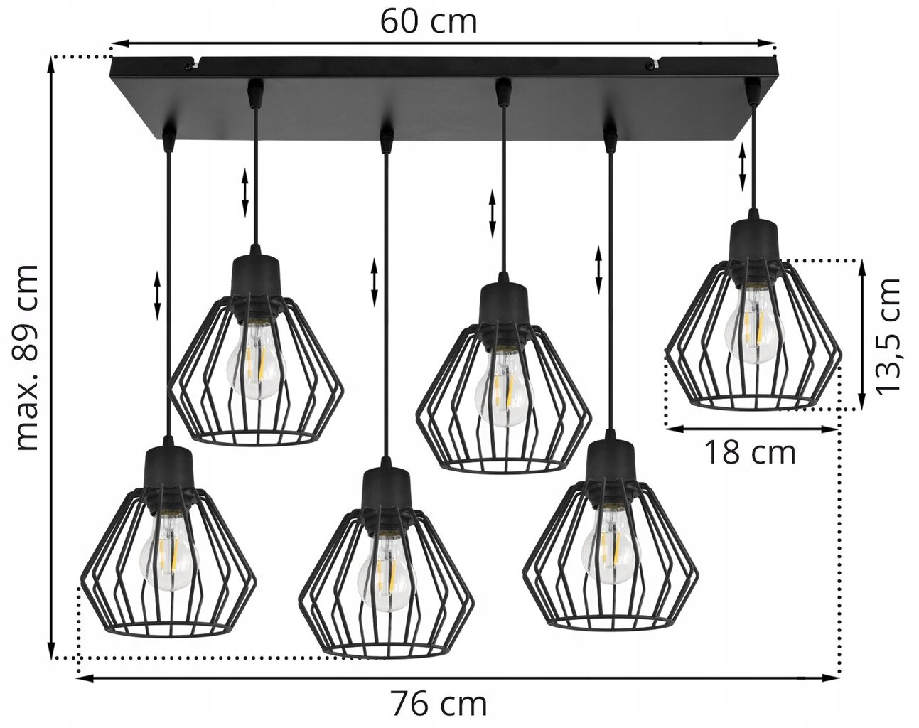 LightHome piekarināms gaismeklis Nuvola cena un informācija | Lustras | 220.lv