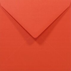 Dekoratīvās aploksnes Rainbow, K4 14x14, sarkanas, 50 gab. cena un informācija | Aploksnes | 220.lv