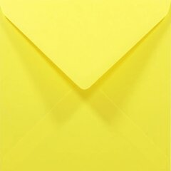 Dekoratīvās aploksnes Rainbow, K4 14x14, tumši dzeltenas, 50 gab. cena un informācija | Aploksnes | 220.lv