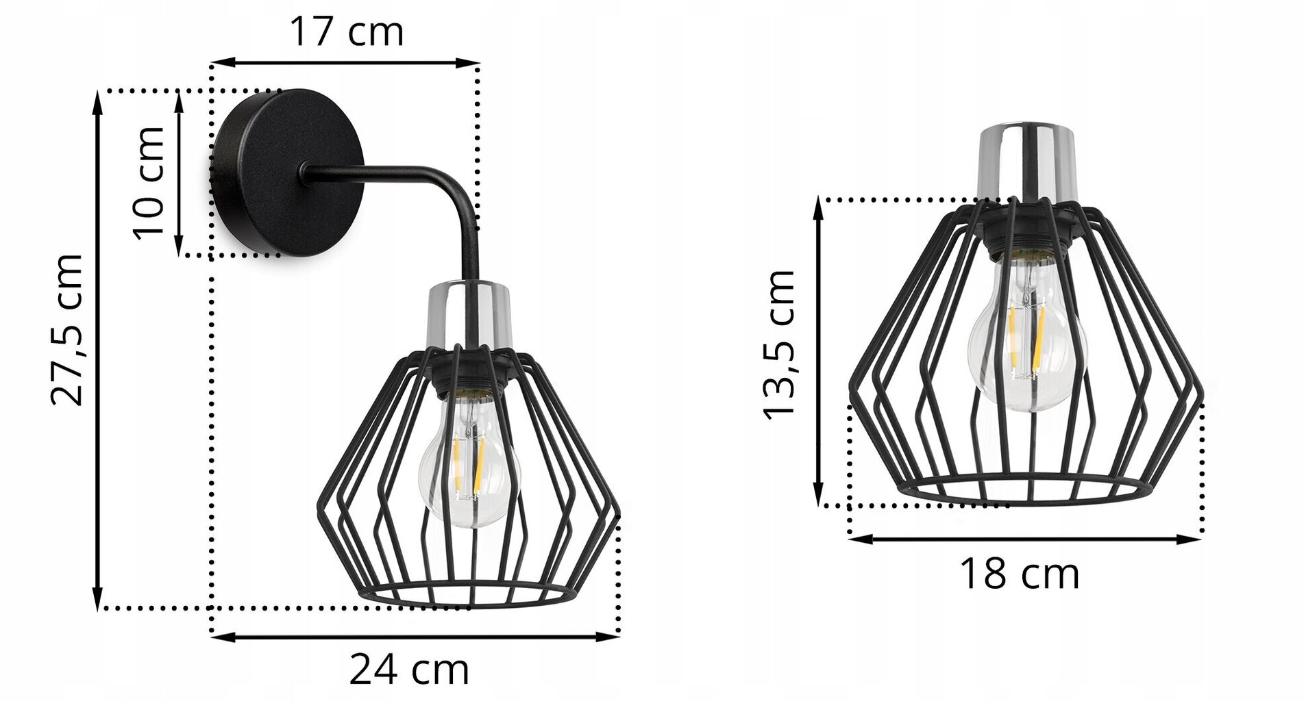 LightHome sienas gaismeklis Nuvola цена и информация | Sienas lampas | 220.lv