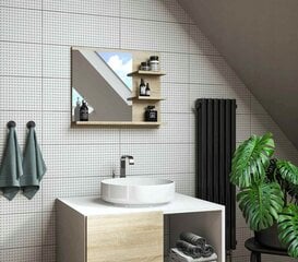 Vannas istabas spogulis Domtech 5R-MTIL-ALOY, brūns цена и информация | Зеркала в ванную | 220.lv