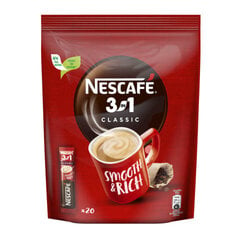 Кофе Nescafe Classic 3в1, 20 x 16.5 г, 330 г цена и информация | Кофе, какао | 220.lv