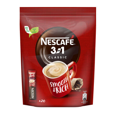 Kafijas dzēriens Nescafe Classic 3in1, 20 x 16,5 g, 330 g цена и информация | Kafija, kakao | 220.lv