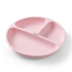 Тарелка нескользящая BabyOno 1482/02, розовая цена и информация | Детская посуда, контейнеры для молока и еды | 220.lv
