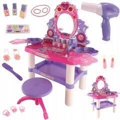 Kosmētikas galdiņš meitenēm, rozā cena un informācija | Rotaļlietas meitenēm | 220.lv