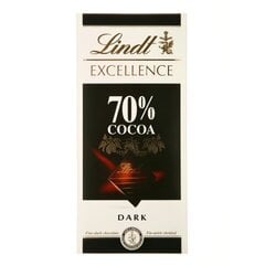 Темный шоколад Lindt 70%, 100 г цена и информация | Конфетки | 220.lv