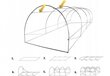 Siltumnīca Ikonk, 3x2x2 m цена и информация | Siltumnīcas | 220.lv